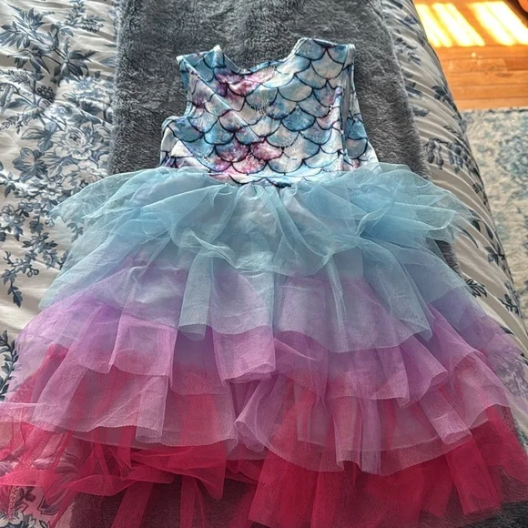 Colorful Mermaid Dress for Kids - Picture 8 of 8